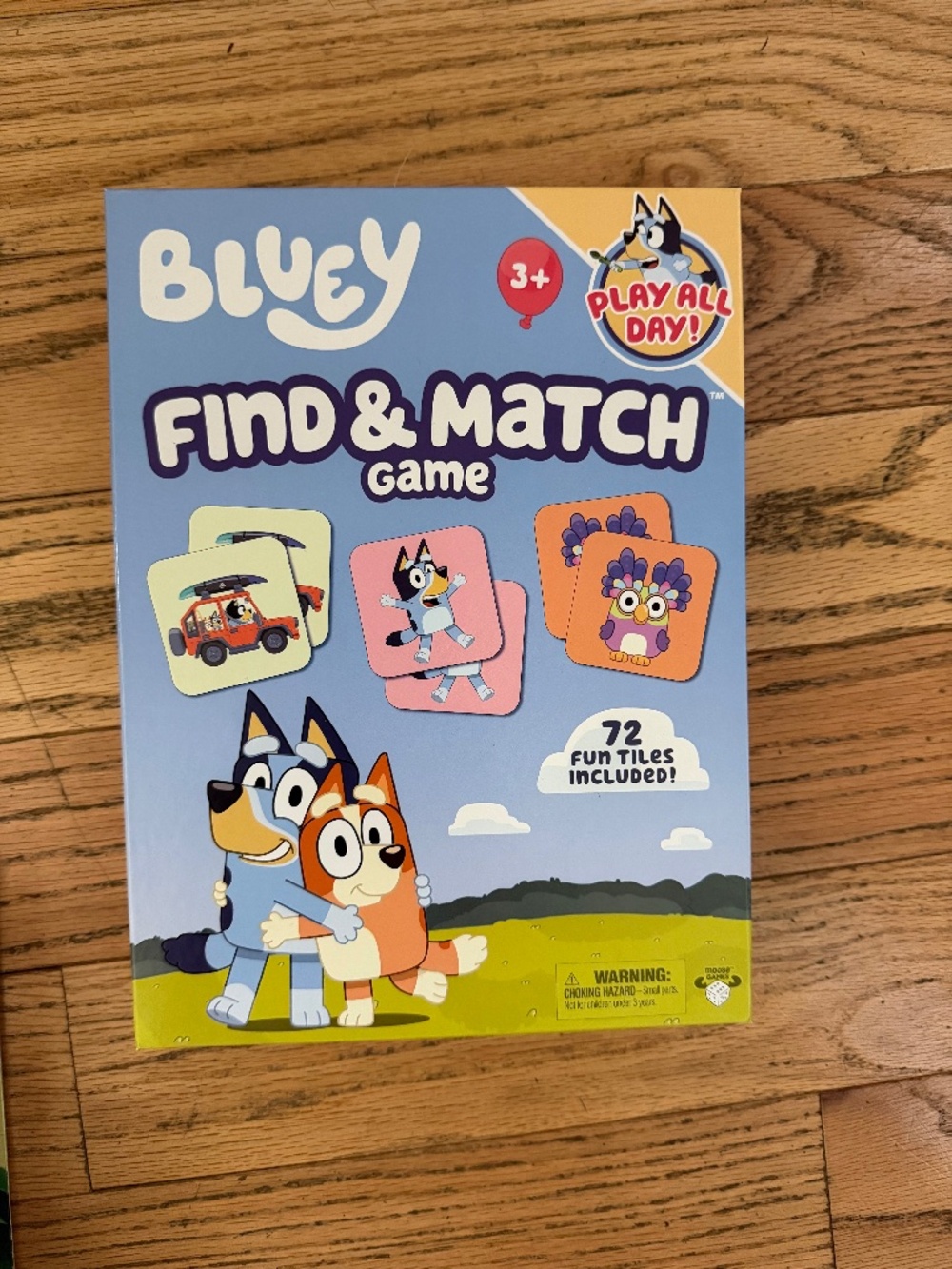 Bluey find & match game